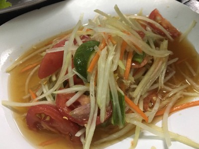 ส้มตำไทย ไม่ใส่ถั่วลิสง