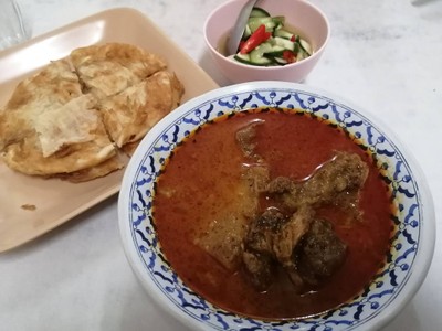 โรตีแกงเนื้อ