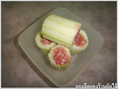 วิธีทำ แกงจืดแตงร้านยัดไส้