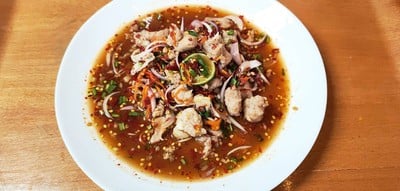ยำหมูเด้ง