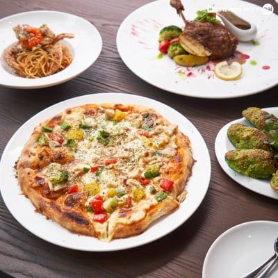 เมนูของร้าน P-River Cafe&Restaurant