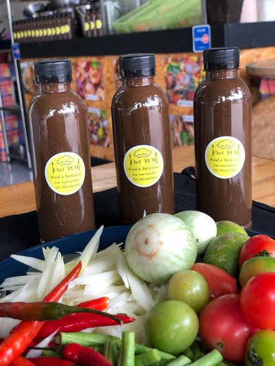 น้ำปลาร้าต้มสุก สะอาด หอม350ml