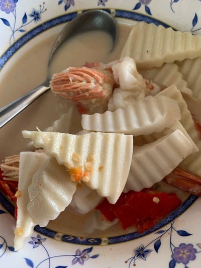 กุ้งต้มกะทิ