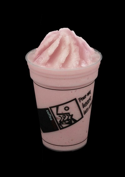 โยเกิร์ตสมู้ทตี้ปั่น 16 oz. (รสสตรอเบอรี่)