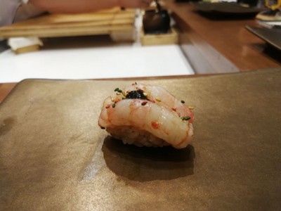 ซูชิกุ้งหวานญี่ปุ่น