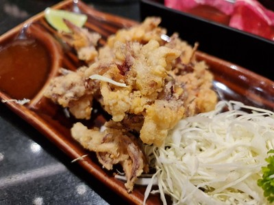 ปลาหมึกทอด