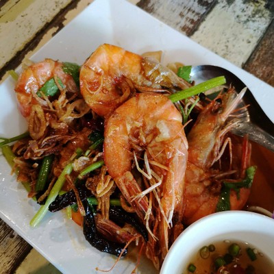 กุ้งซอสมะขาม