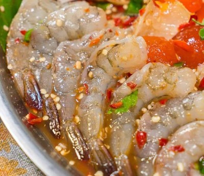 ตำกุ้งสดซีฟู๊ดน้ำปลาร้า