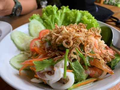 ยำผักกูด