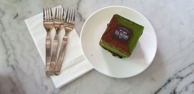 เค้กชาเขียวถั่วแดง