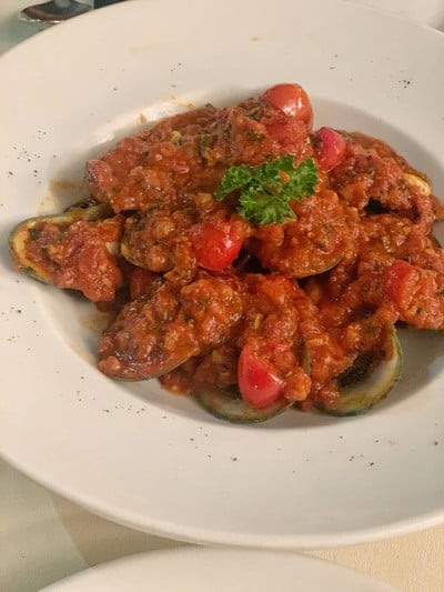 หอยแมลงภู่ซอสอาราบิต้า