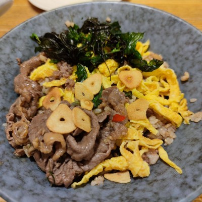 ข้าวกะเพราเนื้อออสเตรเลีย