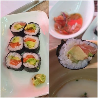แซลม่อนอโวคาโด้โรล