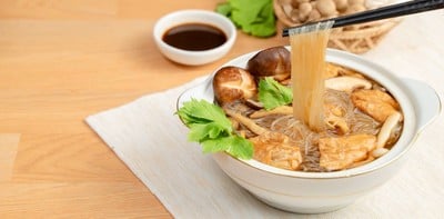 วุ้นเส้นกระเพาะปลาเจ