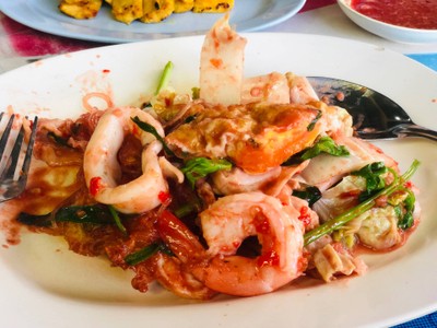 สุกี้ทะเลแห้ง