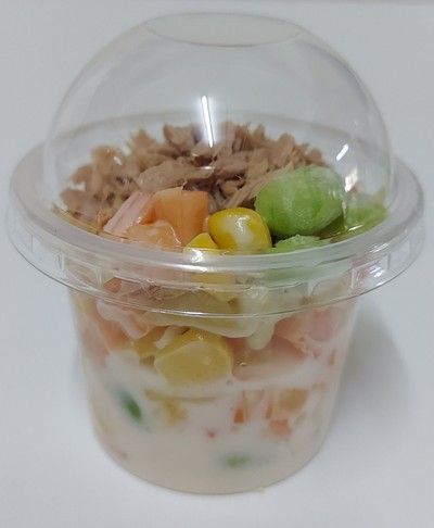 ทูน่าคอร์นสลัด,ปูอัดคอร์สลัด