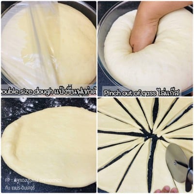 วิธีทำ ขนมปังเนยสด นุ่มนานข้ามวัน (สูตรนวดมือ)