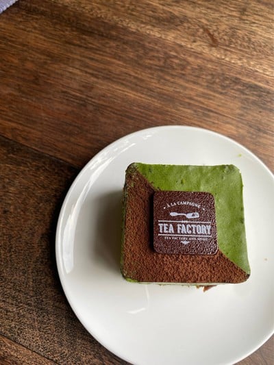 เค้กชาเขียวถั่วแดง