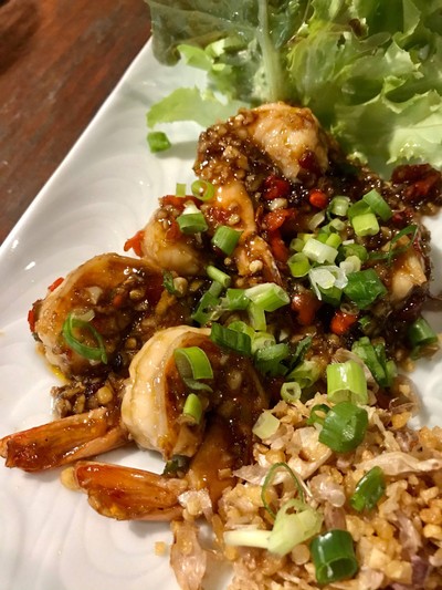 กุ้งคั่วพริกเกลือ