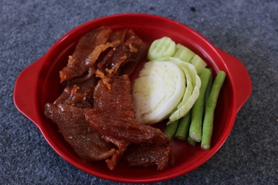 หมูแดดเดียว(แผ่นหวาน)