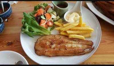 สเต็กดอลลี่ย่างเกลือ