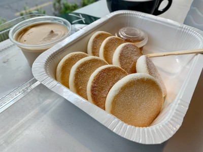 Gram pancake Cafe Latte Nama Cream
