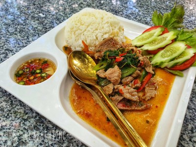 ข้าวกะเพราเนื้อ