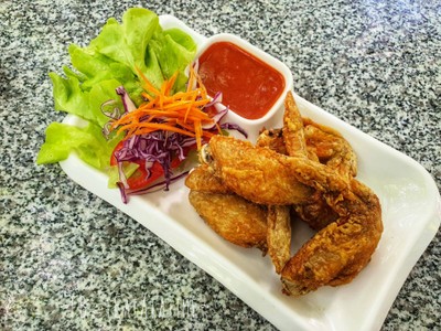 ปีกไก่ทอดเกลือ