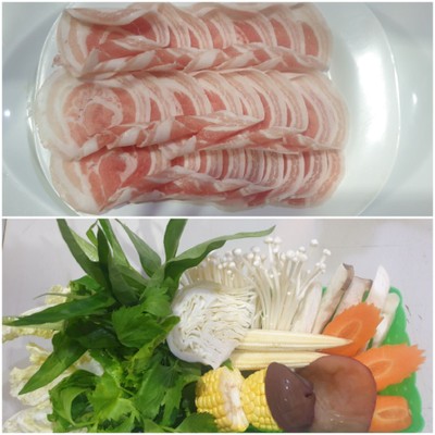 ชุดหมูสำหรับทาน 1ท่าน