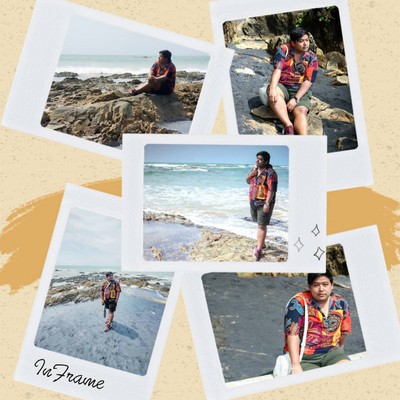 หาดทรายดำ ในพื้นที่บางส่วนของหาดนางทอง