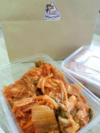 นี่อยากทานกิมจิ เลยนั่งกินเปล่าๆ นัวสุดๆค่ะ
