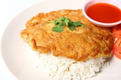 ข้าวไข่เจียว #ไข่ไก่2ใบ