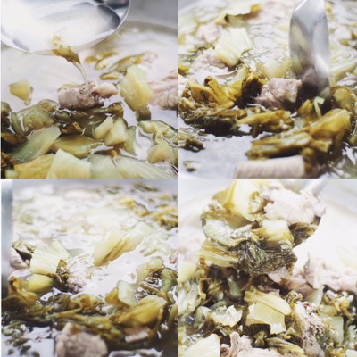 วิธีทำ ต้มจืดผักกาดดองกระดูกอ่อน 