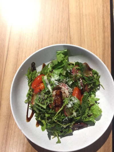 Rocket Chorizo sausage salad