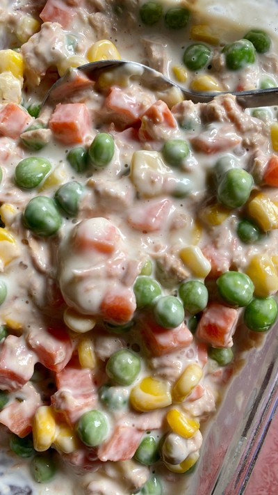 วิธีทำ ทูน่าคอร์นสลัด 🐟🥕🌽