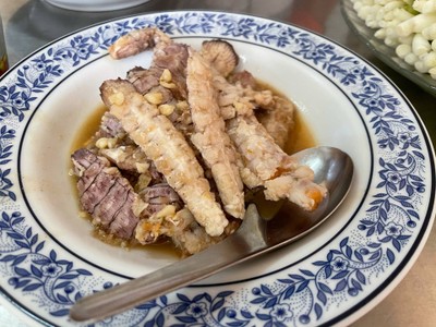 กั้งทอดกระเทียม