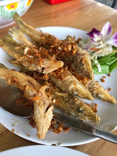 เมนูของร้าน สิชลซีฟู้ด ร้านอาหารทะเล ในหมู่บ้านชาวประมง