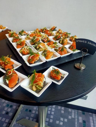 Bruschetta with Smoked Salmon