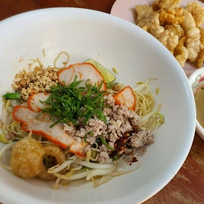 เมนูของร้าน ร้านเจ๊แฮ ก๋วยเตี๋ยวสุโขทัย