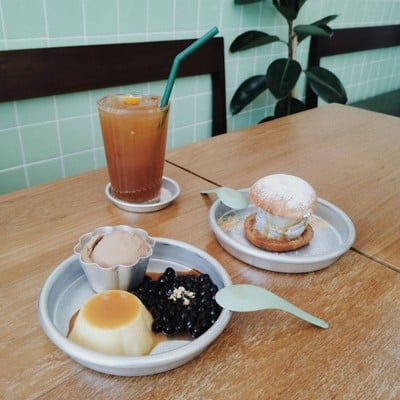 เมนูของร้าน ถ้วยถังไอติม ธรรมศาสตร์รังสิต