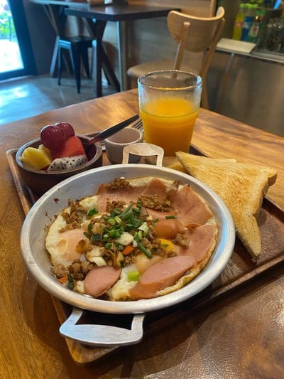 เมนูของร้าน JJ Motorbike Cafe