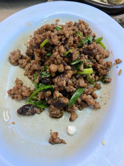 หมูผัดหนำเลี้ยบ