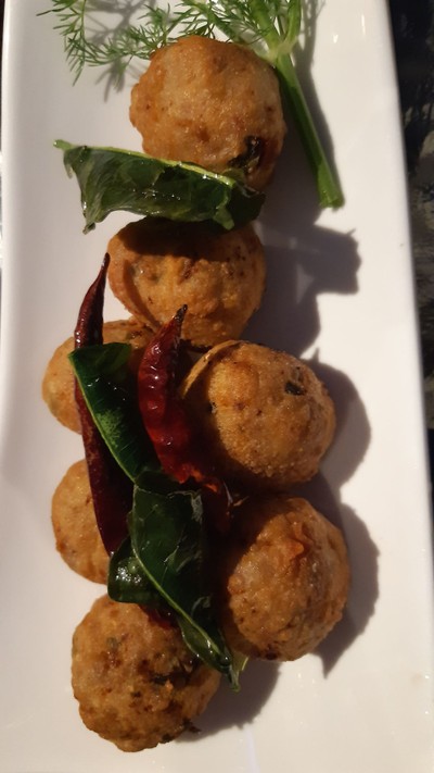 ลาบหมูทอด