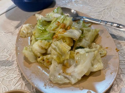 กะหล่ำปลีทอดน้ำปลา