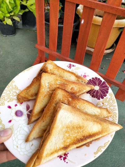 แซนวิชอบร้อนปูอัด