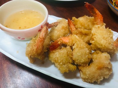 กุ้งชุบแป้งทอด