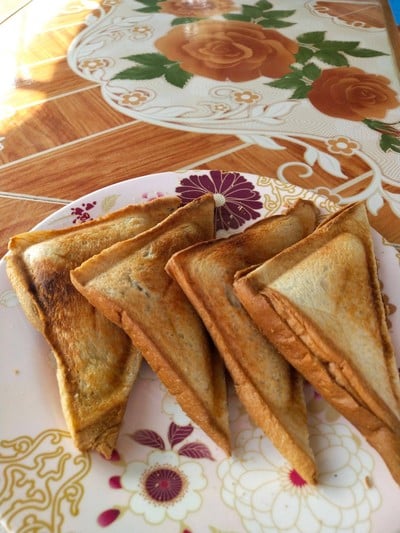 แซนวิชอบร้อนทูน่า