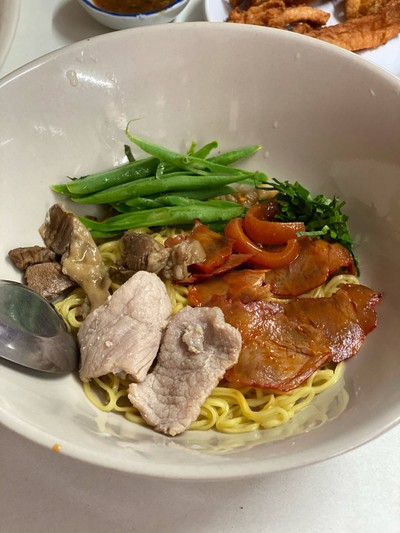 บะหมี่แห้งหมูรวม