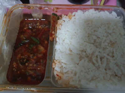 หอยลายผัดพริกเผา