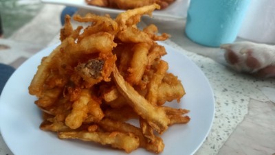 เห็ดออรินจิทอดกรอบ